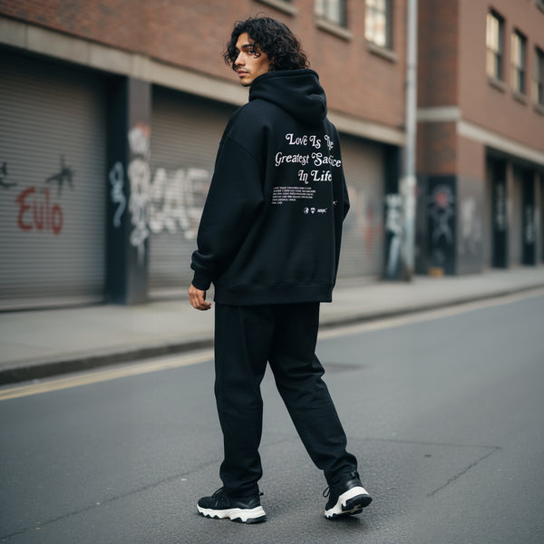 Amor Sacrificium Oversized Boxy Fit Hoodie