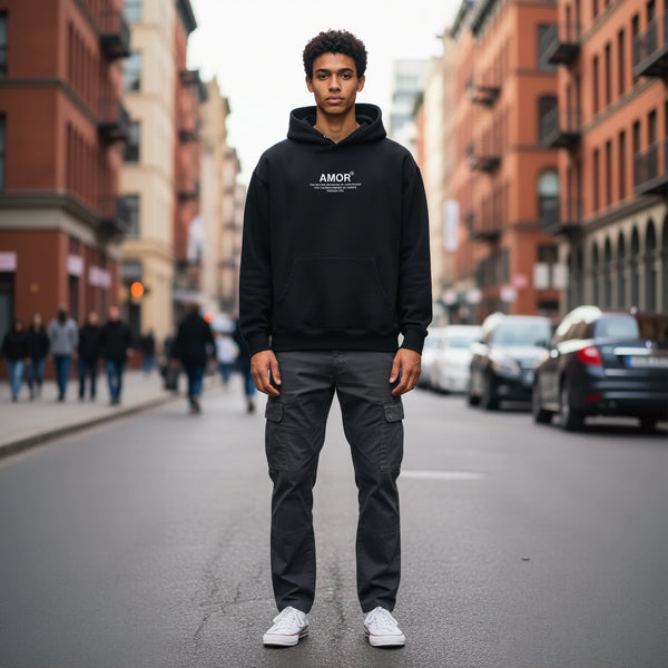 Amor Sacrifices Boxy Fit Hoodie